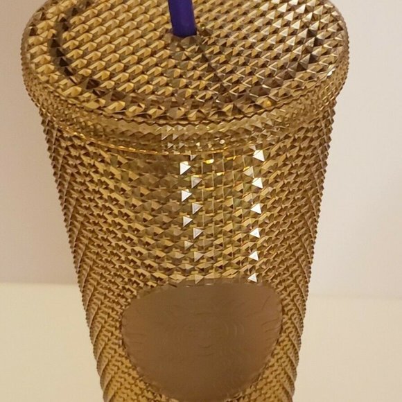 Starbucks 2022 UW Gold Tumbler Cup 24oz Venti Brand New In Hand Washington - Picture 4 of 5